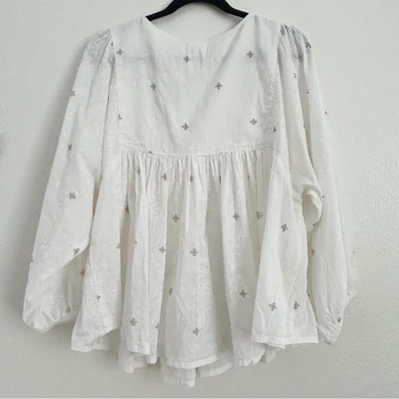 Cost Plus World Market Ivory Blouse - Picture 5 of 6